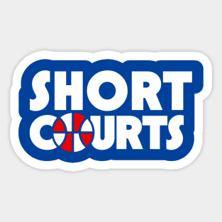 Short Courts Classic Sticker
